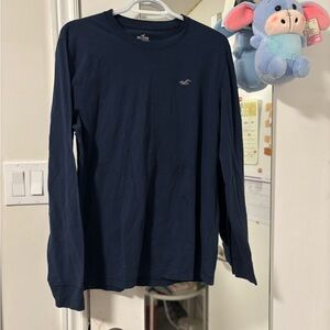 Hollister Dark Blue Stretch Top